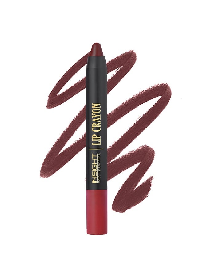 إنسايت قلم تحديد الشفاه طويل الأمد من إنسايت - راحة تدوم طوال اليوم | لمسة نهائية مطفية | مقاوم للماء | غني بفيتامين هـ وحمض الكوجيك | طرف قابل للبري | تغطية كاملة | أحمر شفاه خفيف الوزن (بوربون) - 7 غرام - Image 1